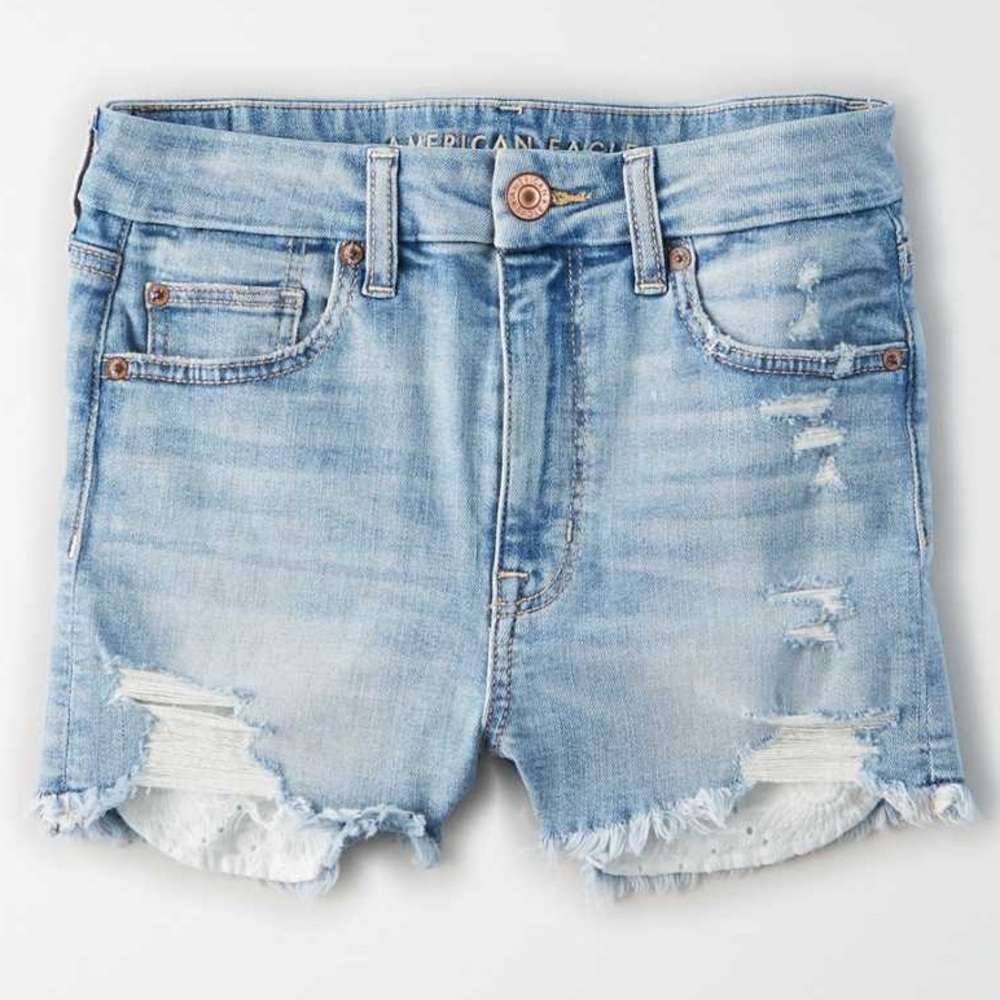 AE Curvy High Waisted Short Shorts